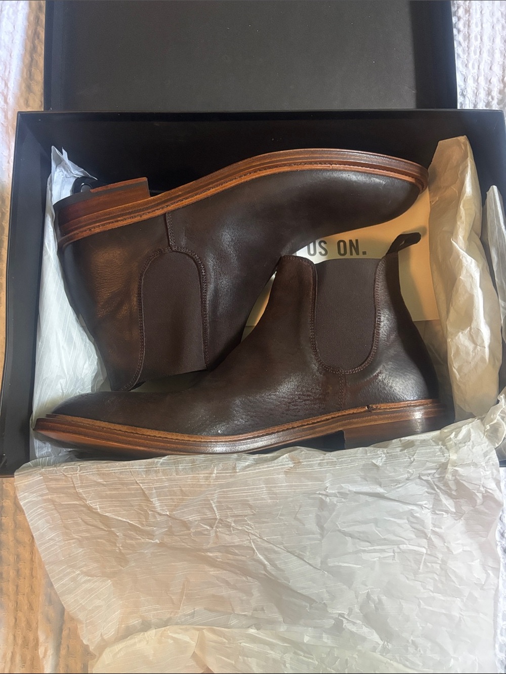Kenneth Cole Dark Brown Leather Chukka Boots